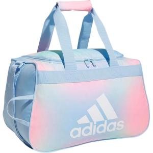 imageadidas Diablo Power Gym Small Duffel Bag for Men and Women  Lightweight for Sports and TravelDazed Gradient Clear SkyClear Sky BlueWhite