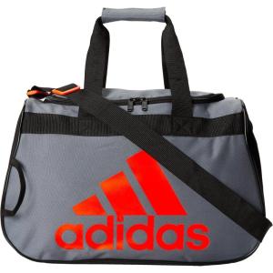 imageadidas Diablo Power Gym Small Duffel Bag for Men and Women  Lightweight for Sports and TravelOnix GreyBlackSolar Red
