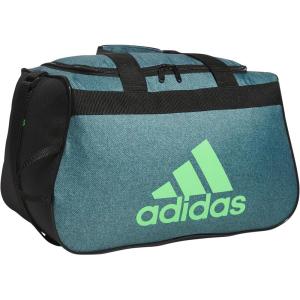 imageadidas Diablo Power Gym Small Duffel Bag for Men and Women  Lightweight for Sports and TravelTwill Preloved TealLime Burst GreenBlack