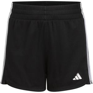 imageadidas Girls 3Stripes Mesh ShortsBlack New