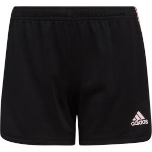 imageadidas Girls 3Stripes Mesh ShortsBlackPink Gradient