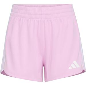 imageadidas Girls 3Stripes Mesh ShortsBliss Lilac