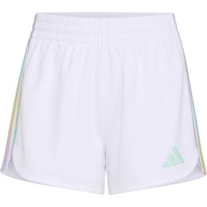 imageadidas Girls 3Stripes Mesh ShortsWhite Multi