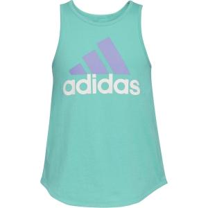 imageadidas Girls Plus Size Sleeveless Curved Hem TankSemi Mint Rush