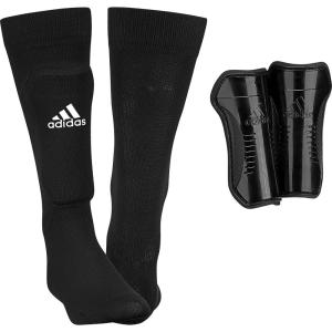 imageadidas Kids Performance Sock Shin GuardsBlackCore White