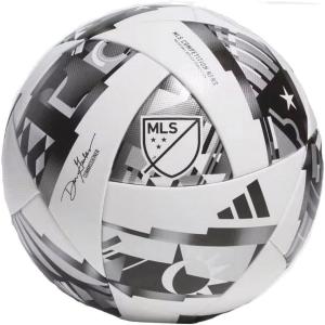 imageadidas MLS Soccer BallCompetition WhiteBlackSilver Metallic