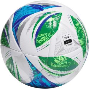 imageadidas MLS Soccer BallLeague WhiteGreenGlory BlueSolar Blue