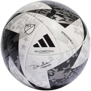 imageadidas MLS Soccer BallWhiteBlackIron Metallic