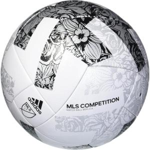 imageadidas MLS Soccer BallWhiteSilver MetallicBlack