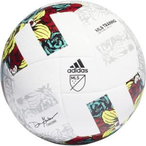 imageadidas MLS Soccer BallWhiteSolar YellowPower Blue