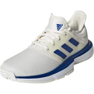 imageadidas UnisexChild Courtjam Xj SneakerOff WhiteTeam Royal BlueWhite