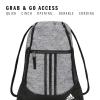 imageadidas Alliance Sackpack Drawstring Backpack Lightweight Small Gym Bag for Women and Men BlackGold MetallicBlack One SizeJersey Onix GreyBlackWhite