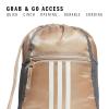 imageadidas Alliance Sackpack Drawstring Backpack Lightweight Small Gym Bag for Women and Men BlackGold MetallicBlack One SizeMagic BeigeOff White