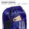 imageadidas Alliance Sackpack Drawstring Backpack Lightweight Small Gym Bag for Women and Men BlackGold MetallicBlack One SizeSemi Lucid BlueSilver MetallicBlue Spark