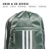 imageadidas Alliance Sackpack Drawstring Backpack Lightweight Small Gym Bag for Women and Men BlackGold MetallicBlack One SizeSilver GreenWhiteOnix Grey