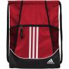 imageadidas Alliance Sackpack Drawstring Backpack Lightweight Small Gym Bag for Women and Men BlackGold MetallicBlack One SizeTeam Power Red