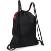 imageadidas Alliance Sackpack Drawstring Backpack Lightweight Small Gym Bag for Women and Men BlackGold MetallicBlack One SizeTeam Power Red