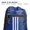 imageadidas Alliance Sackpack Drawstring Backpack Lightweight Small Gym Bag for Women and Men BlackGold MetallicBlack One SizeTeam Royal BlueBlue