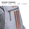 imageadidas Alliance Sackpack Drawstring Backpack Lightweight Small Gym Bag for Women and Men BlackGold MetallicBlack One SizeTwill GreyRose GoldGrey