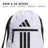 imageadidas Alliance Sackpack Drawstring Backpack Lightweight Small Gym Bag for Women and Men BlackGold MetallicBlack One SizeWhiteBlack