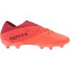 imageadidas Boys Nemeziz 191 Firm Ground Soccer ShoeCoralBlackGlory Red
