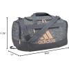 imageadidas Defender 4 Medium Duffel BagJersey Onix GreyRose GoldOnix Grey