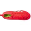 imageadidas Kids Club Predator Sock Firm Multi Ground Soccer CleatLucid RedWhiteBlack