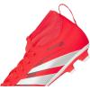 imageadidas Kids Club Predator Sock Firm Multi Ground Soccer CleatLucid RedWhiteBlack