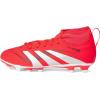 imageadidas Kids Club Predator Sock Firm Multi Ground Soccer CleatLucid RedWhiteBlack