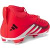 imageadidas Kids Club Predator Sock Firm Multi Ground Soccer CleatLucid RedWhiteBlack