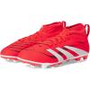 imageadidas Kids Club Predator Sock Firm Multi Ground Soccer CleatLucid RedWhiteBlack