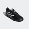imageadidas UnisexChild Goletto VII Turf Soccer ShoeBlackWhiteMetallic