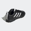imageadidas UnisexChild Goletto VII Turf Soccer ShoeBlackWhiteMetallic