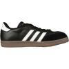 imageadidas UnisexKids Samba Classic Leather Soccer ShoeBlackWhiteBlack