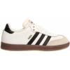 imageadidas UnisexKids Samba Classic Leather Soccer ShoeWhiteBlackWhite