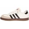 imageadidas UnisexKids Samba Classic Leather Soccer ShoeWhiteBlackWhite