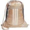imageadidas Alliance Sackpack Drawstring Backpack Lightweight Small Gym Bag for Women and Men BlackGold MetallicBlack One SizeMagic BeigeOff White