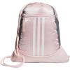 imageadidas Alliance Sackpack Drawstring Backpack Lightweight Small Gym Bag for Women and Men BlackGold MetallicBlack One SizeSandy PinkWhite