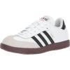 imageadidas UnisexKids Samba Classic Leather Soccer ShoeWhiteBlackWhite