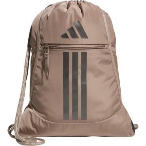 imageadidas Alliance Sackpack Drawstring Backpack Lightweight Small Gym Bag for Women and Men BlackGold MetallicBlack One SizeChalky BrownGunmetal