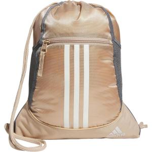 imageadidas Alliance Sackpack Drawstring Backpack Lightweight Small Gym Bag for Women and Men BlackGold MetallicBlack One SizeMagic BeigeOff White