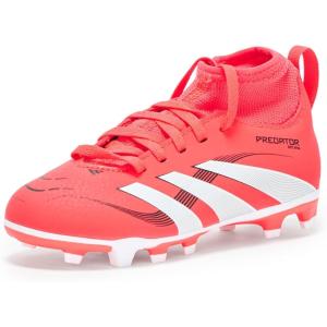 imageadidas Kids Club Predator Sock Firm Multi Ground Soccer CleatLucid RedWhiteBlack