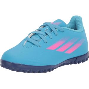 imageadidas UnisexChild X Speedflow4 Turf Soccer ShoeSky RushTeam Shock PinkLegacy Indigo