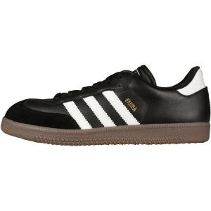 imageadidas UnisexKids Samba Classic Leather Soccer ShoeBlackWhite