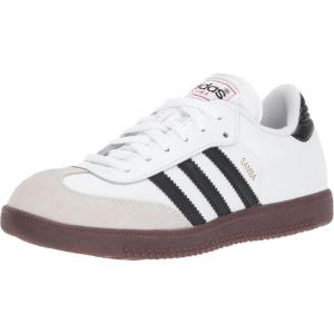 imageadidas UnisexKids Samba Classic Leather Soccer ShoeWhiteBlackWhite