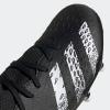 imageadidas Boys Firm Ground Predator Freak 3 Soccer ShoesBlackWhiteBlack