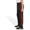 imageadidas Boys Iconic Tricot Jogger Training PantsBlack With Red