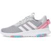 imageadidas Girls Racer TR21 Tennis SneakersGreyClear PinkRose Tone