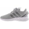 imageadidas Girls Racer TR21 Tennis SneakersGreyIron MetallicGrey Cross Strap