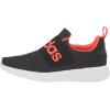 imageadidas Infant Boys Lite Racer Adapt 40 Slip On Sneakers Shoes Casual  BlackWhiteSky RushSolar Pink